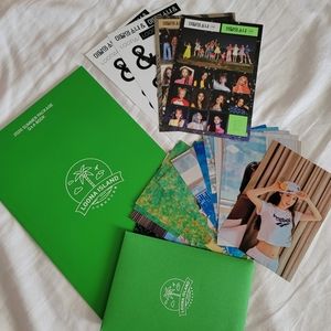 LOONA 2020 summer package extras and album stickers merch